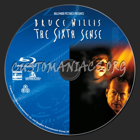 The Sixth Sense blu-ray label
