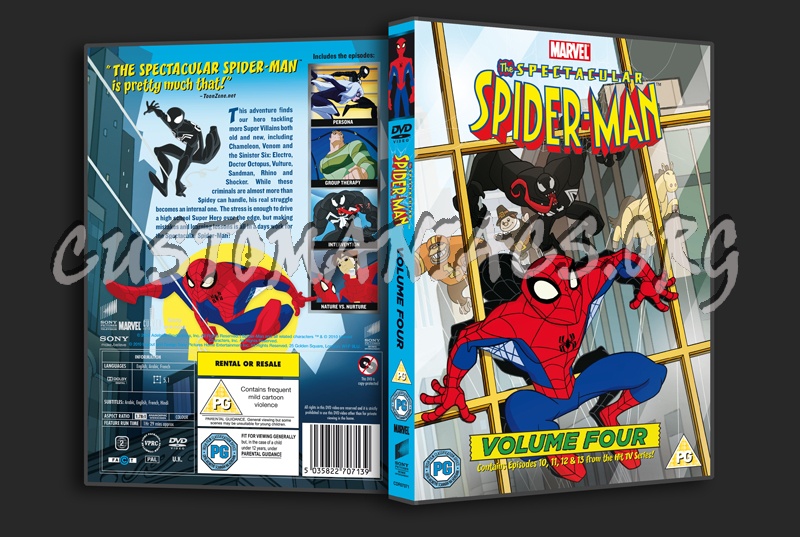 The Spectacular Spider-man Volume 4 dvd cover