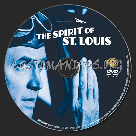 The Spirit of St Louis dvd label