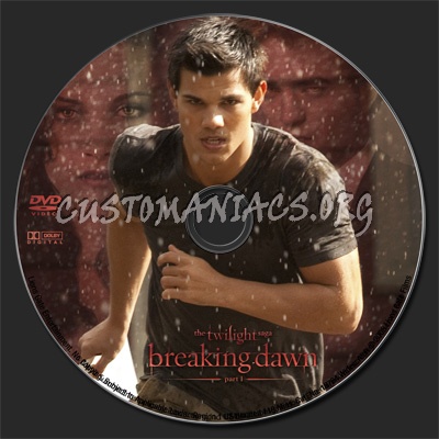 Breaking Dawn Part1 dvd label