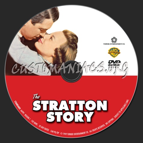 The Stratton Story dvd label