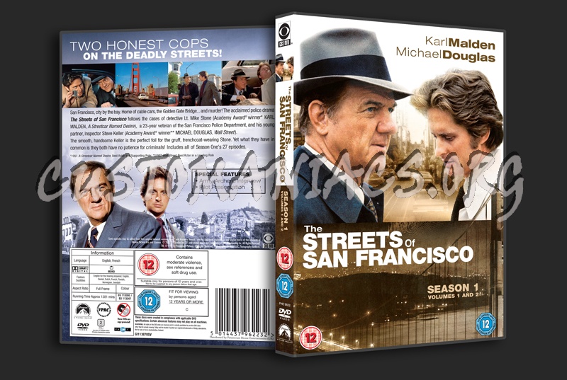 The Streets of San Francisco Season 1 dvd cover