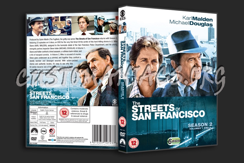 The Streets of San Francisco Season 2 dvd cover