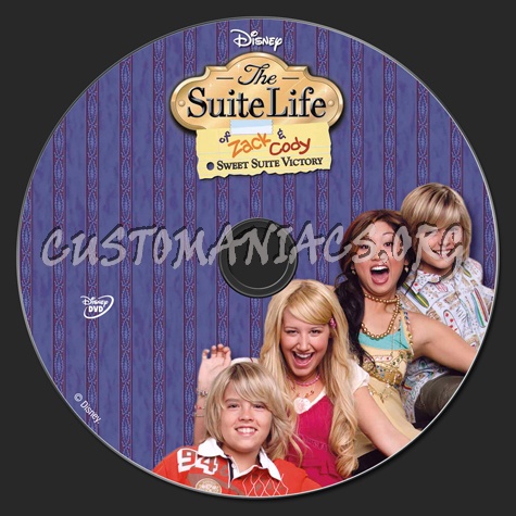 The Suite Life of Zack & Cody Sweet Suite Victory dvd label