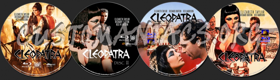 Cleopatra (1963) blu-ray label