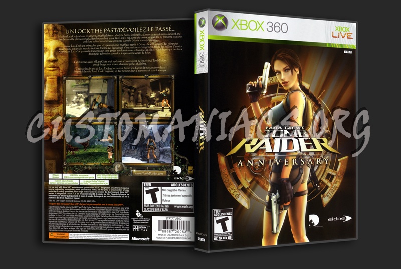 Tomb Raider Anniversary dvd cover