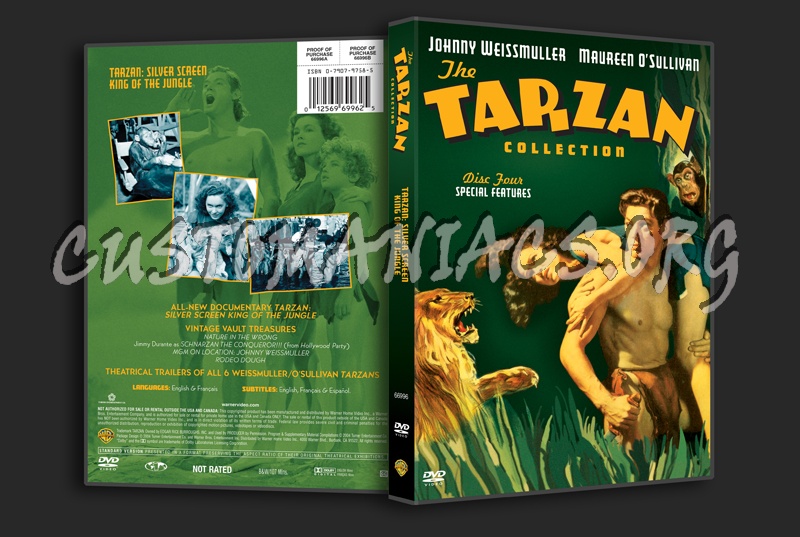 The Tarzan Collection: Siver Screen King of the Jungle/ Special Features dvd cover