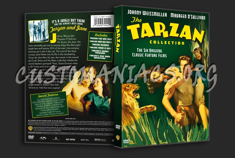 The Tarzan Collection dvd cover