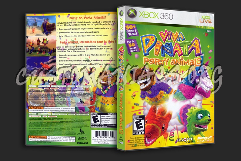 Viva Pinata Party Animals dvd cover