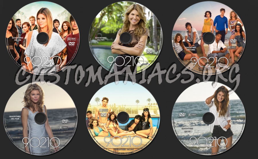 90210 - Season 3 dvd label