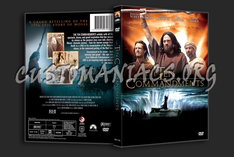 The Ten Commandments dvd cover