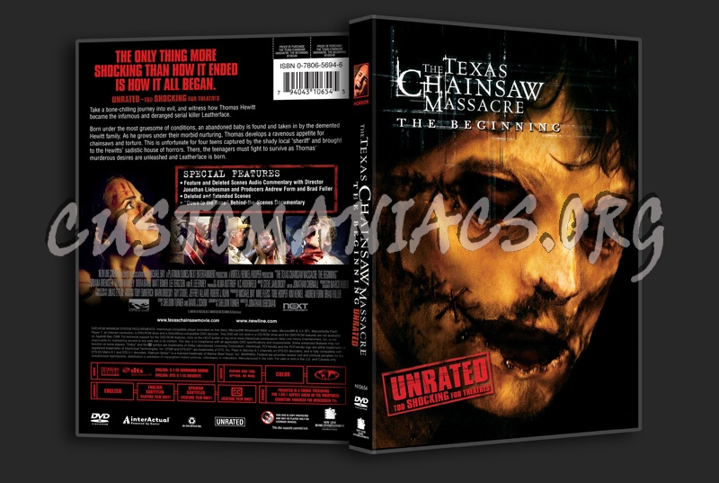 The Texas Chainsaw Massacre The Beginning dvd cover