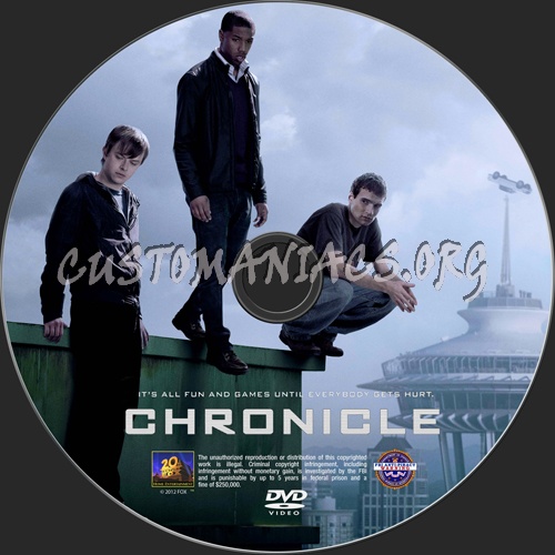 Chronicle dvd label