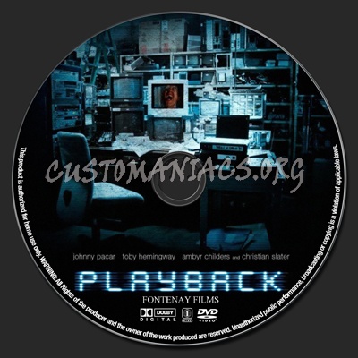 Playback dvd label