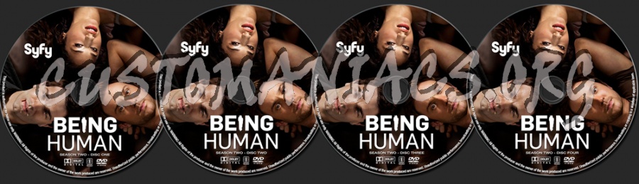 Being Human Season 2 dvd label