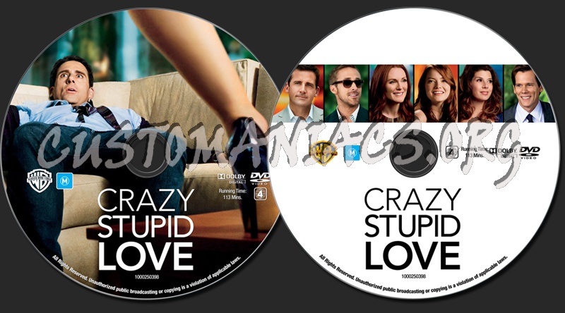 Crazy Stupid Love dvd label