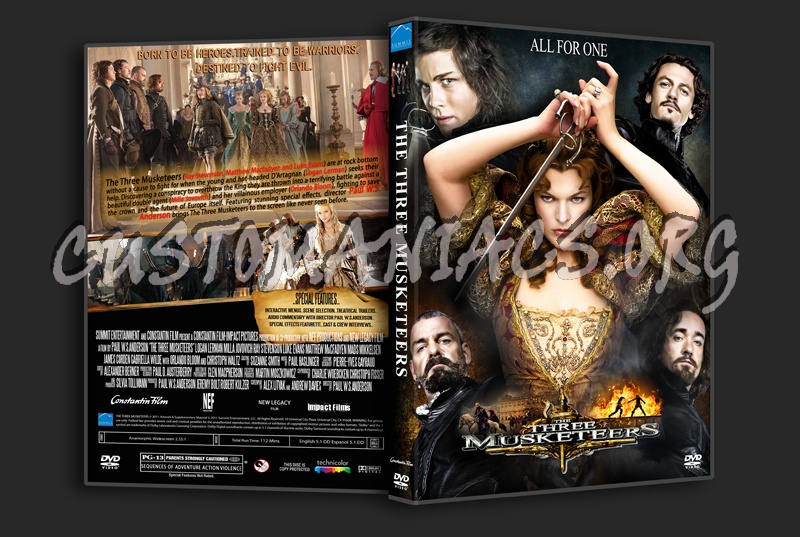 The Three Musketeers (2011) dvd cover
