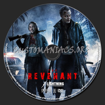 The Revenant dvd label