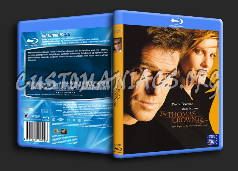 The Thomas Crown Affair blu-ray cover