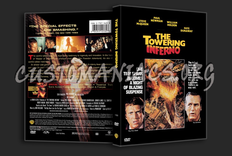 The Towering Inferno dvd cover