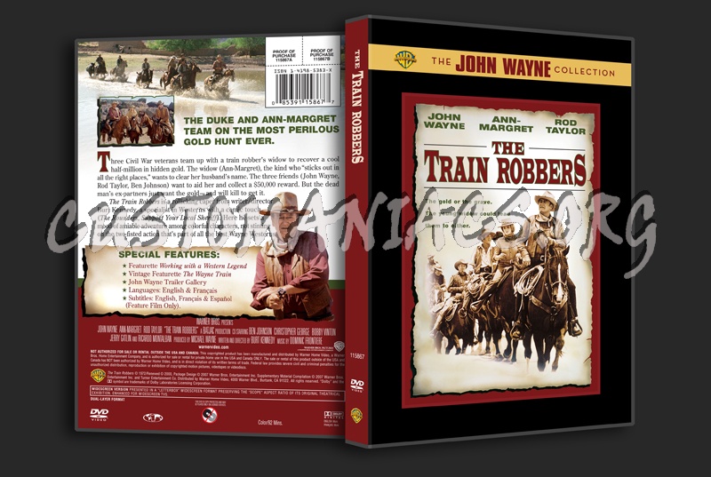 The Train Robbers dvd cover
