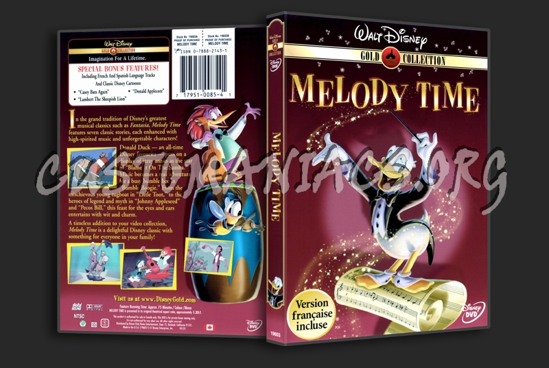 Melody Time dvd cover