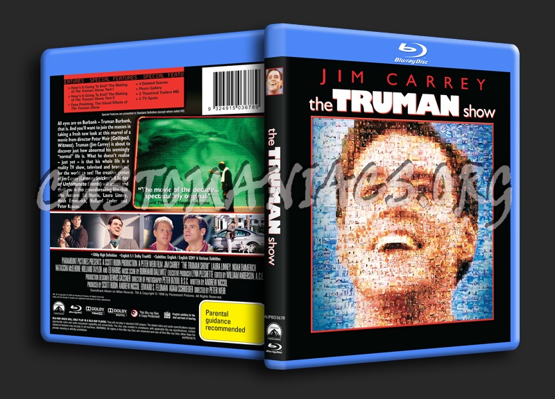 The Truman Show blu-ray cover