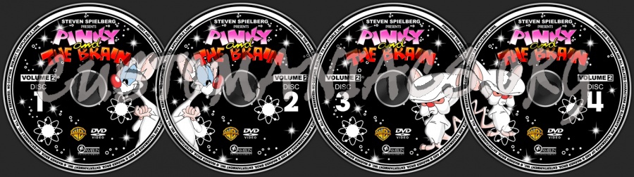 Pinky and the Brain Volume 2 dvd label