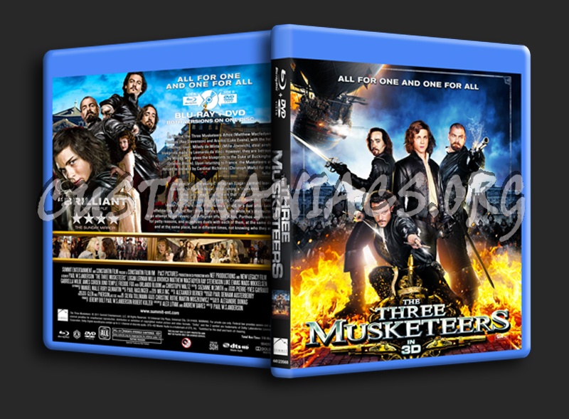 The Three Musketeers blu-ray cover