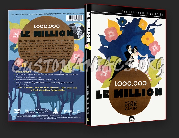 072 - Le Million dvd cover