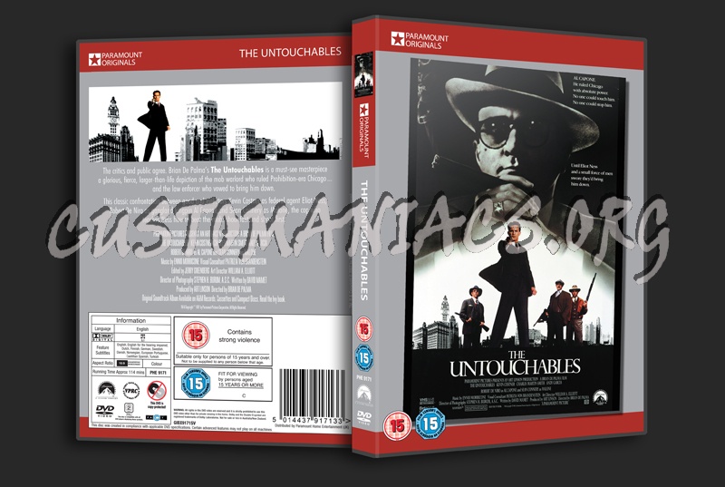 The Untouchables dvd cover