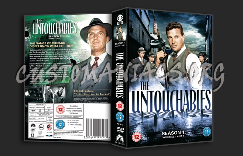 The Untouchables Season 1 dvd cover