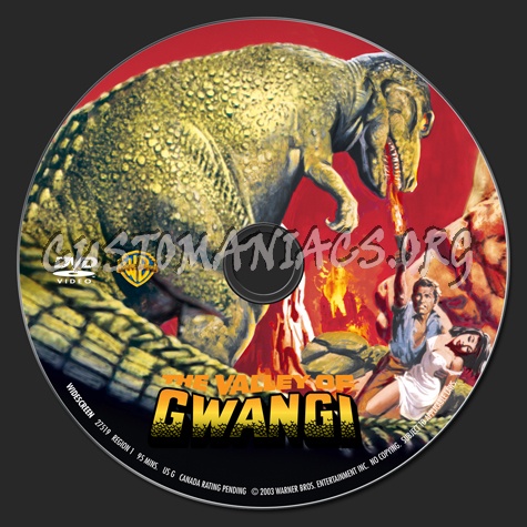 The Valley of Gwangi dvd label