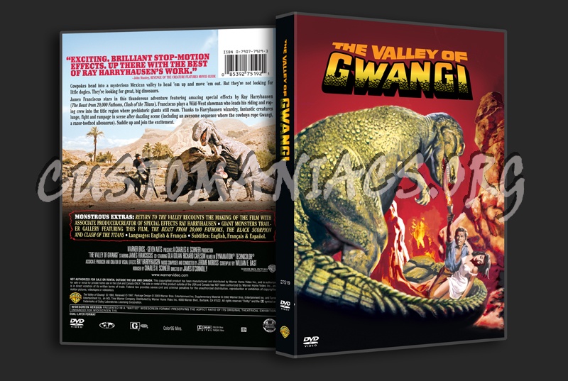 The Valley of Gwangi dvd cover