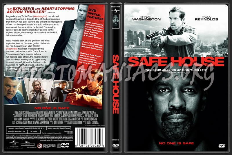 Safe House dvd cover