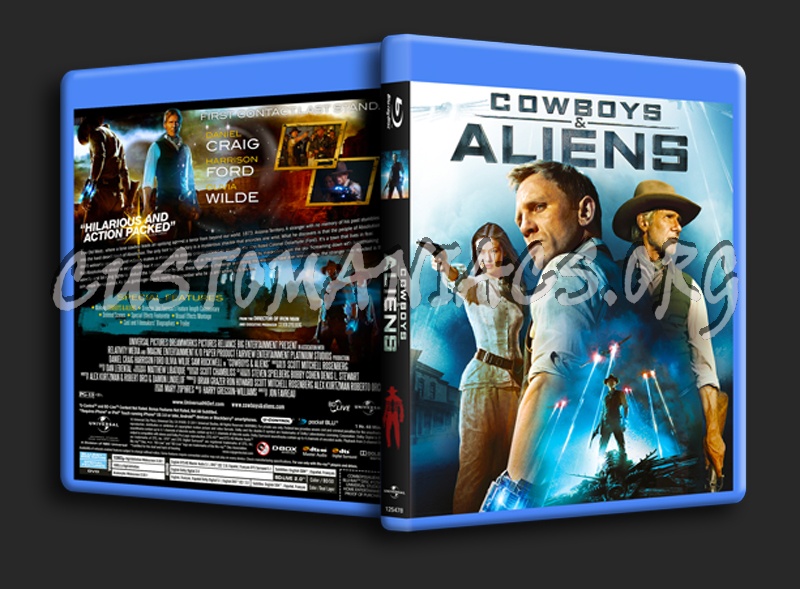 Cowboys & Aliens blu-ray cover