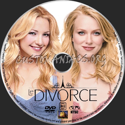 Le Divorce dvd label