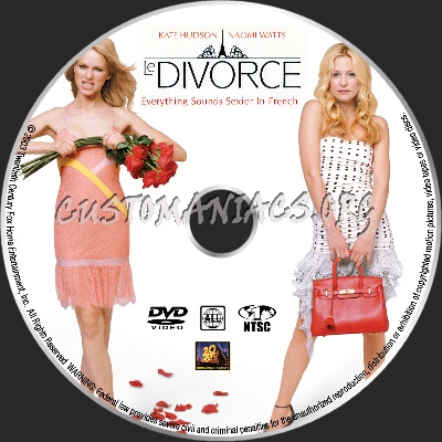 Le Divorce dvd label