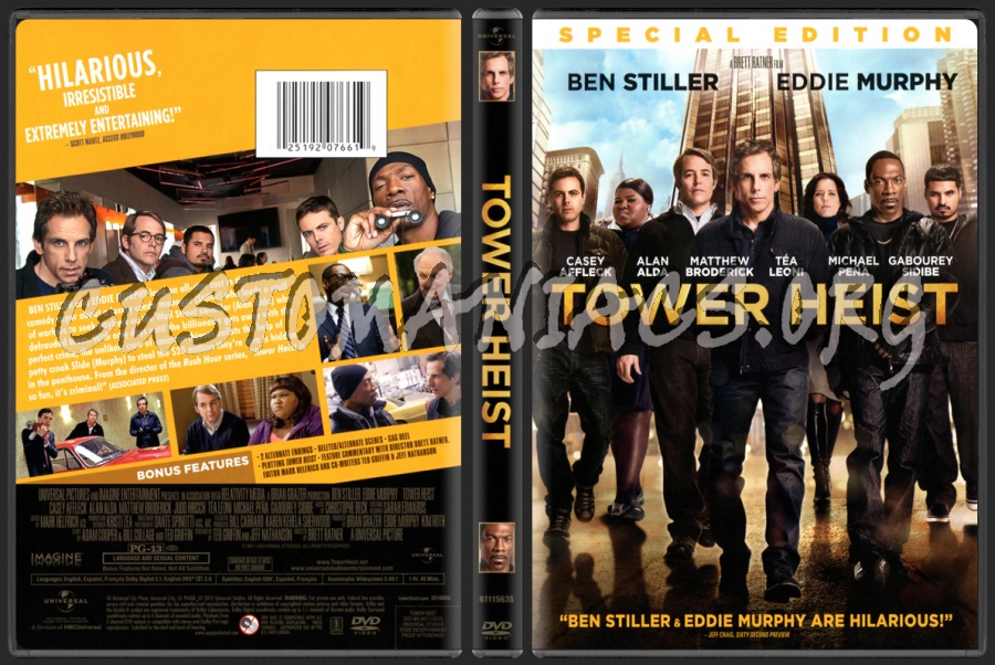 Tower Heist dvd cover