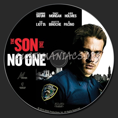 The Son Of No One dvd label