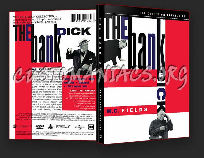 078 - The Bank Dick dvd cover