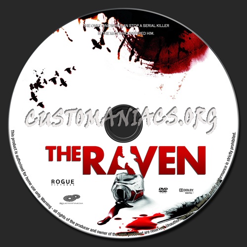 The Raven dvd label