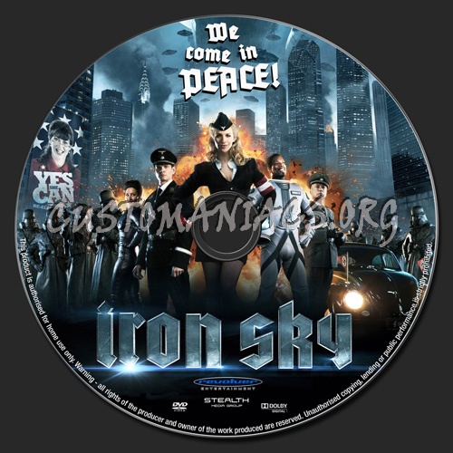 Iron Sky dvd label
