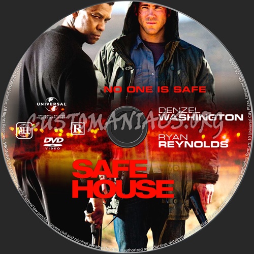 Safe House dvd label