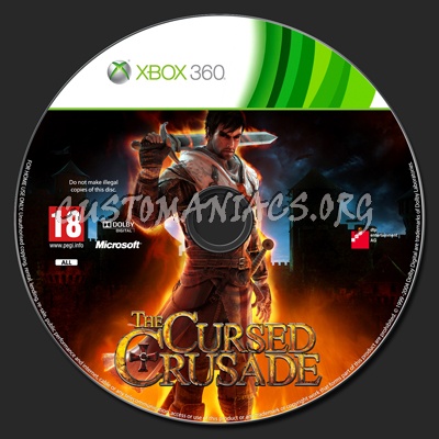 The Cursed Crusade dvd label