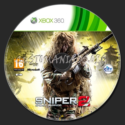 Sniper: Ghost Warrior 2 dvd label