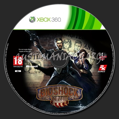 BioShock Infinite dvd label