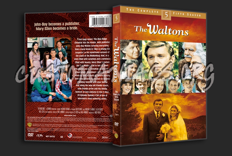 The Waltons Season 5 dvd cover