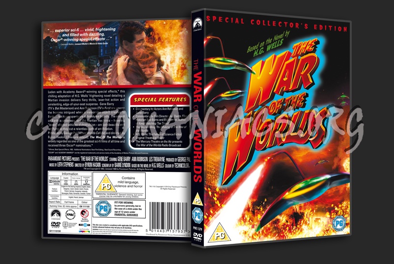 The War of the Worlds (1953) dvd cover