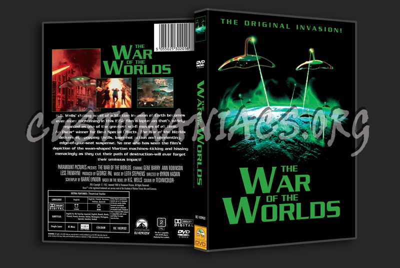 The War of the Worlds (1953) dvd cover